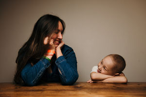 Zac with his mother Hannah Oliver-Willets