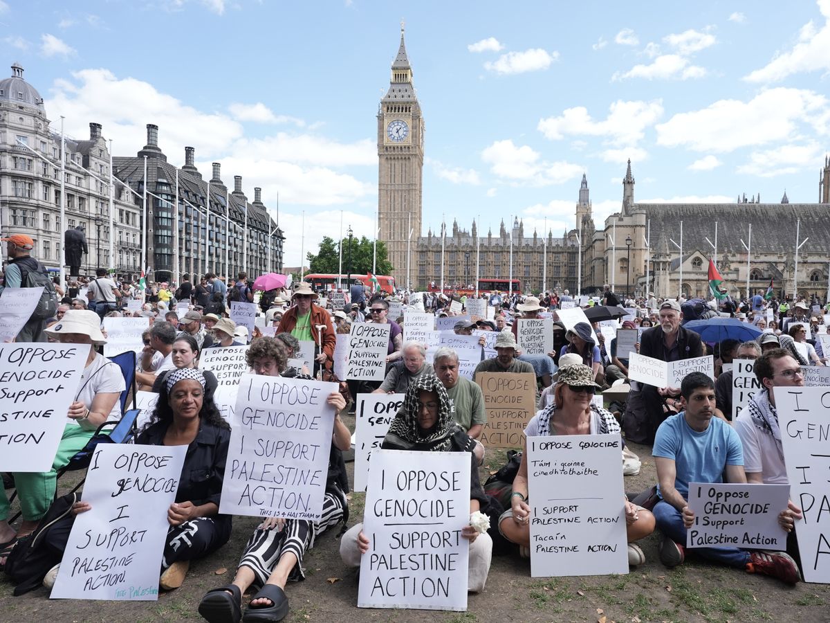 64 charged with supporting banned group Palestine Action