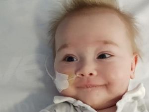 Supporting image for story: Baby 'completely paralysed' by rare toxin saved - after remedy found 5,000 miles away