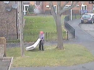 Supporting image for story: WATCH: Fly-tipping man dumps mattress on Smethwick street