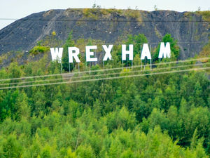 Supporting image for story: Hollywood-style Wrexham sign put up next to A483