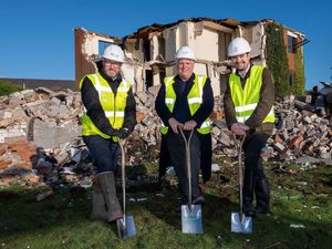  Darren Beale, Managing Director of Vistry Partnerships West Midlands, Wayne Gethings, Chief Executive of The Wrekin Housing Group and Dean Carroll, Shropshire Council’s Cabinet member for physical infrastructure.