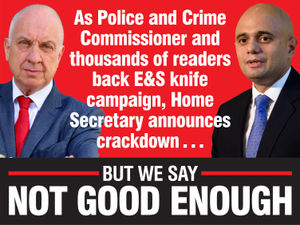 Supporting image for story: Express & Star comment: Sajid Javid's latest attempt to tackle knife crime is meaningless