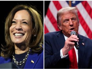 Supporting image for story: Trump and Harris host duelling rallies in final push to win Wisconsin