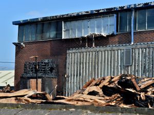Supporting image for story: Narrow escape as flames narrowly miss gas cylinders after 'arson attack' at Oldbury factory