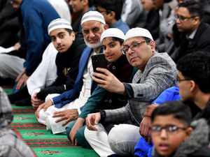 Supporting image for story: Muslims get together to celebrate end of holy month