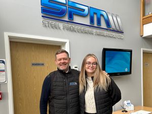 Supporting image for story: Ladder for Staffordshire: Teenager joins dad at Burntwood steel specialist