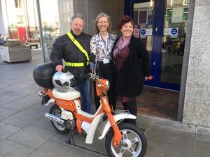 Supporting image for story: Bryan, 78, set for 1,900-mile moped challenge for Shropshire charity