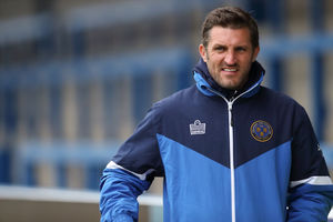 Sam Ricketts the manager / head coach of Shrewsbury Town. (AMA)