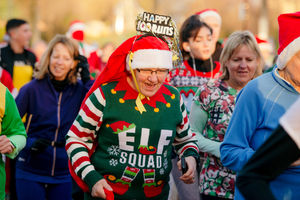 There was festive fun at the Telford Parkrun