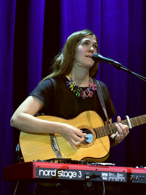 Jenny Sturgeon of Salt House performing at The Edge Arts Centre, Much Wenlock. Photo: Tom Foxall