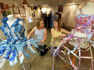 Supporting image for story: Empty shop transformed into art gallery by Walsall students