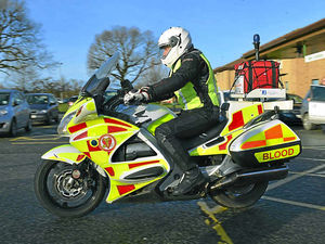 Supporting image for story: Shropshire blood bikers providing vital NHS service