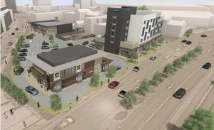 An artist's impression of the development