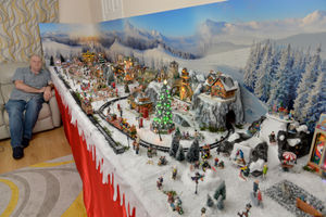 John Nicholls' Christmas display