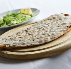 On your side – the lamb flatbread
