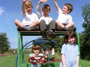 Supporting image for story: Tabletop sale for charity that provided funds for new Telford play area