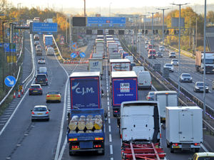 Supporting image for story: Lanes closed due to crash on M6 near Birmingham ahead of rush hour