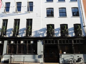 The outside of Groucho Club