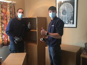 Supporting image for story: Father and son join forces to keep company delivering

