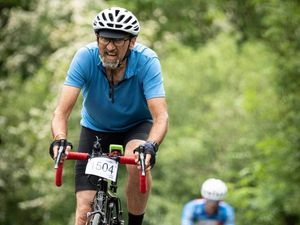 Supporting image for story: Inspirational Boys Brigade leader pedals past elite riders a year after beginning cycling