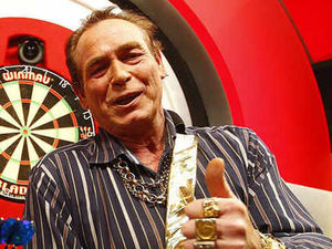Supporting image for story: Bobby George at charity darts event