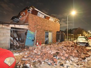 Supporting image for story: Man helped to safety after building collapses in Wolverhampton