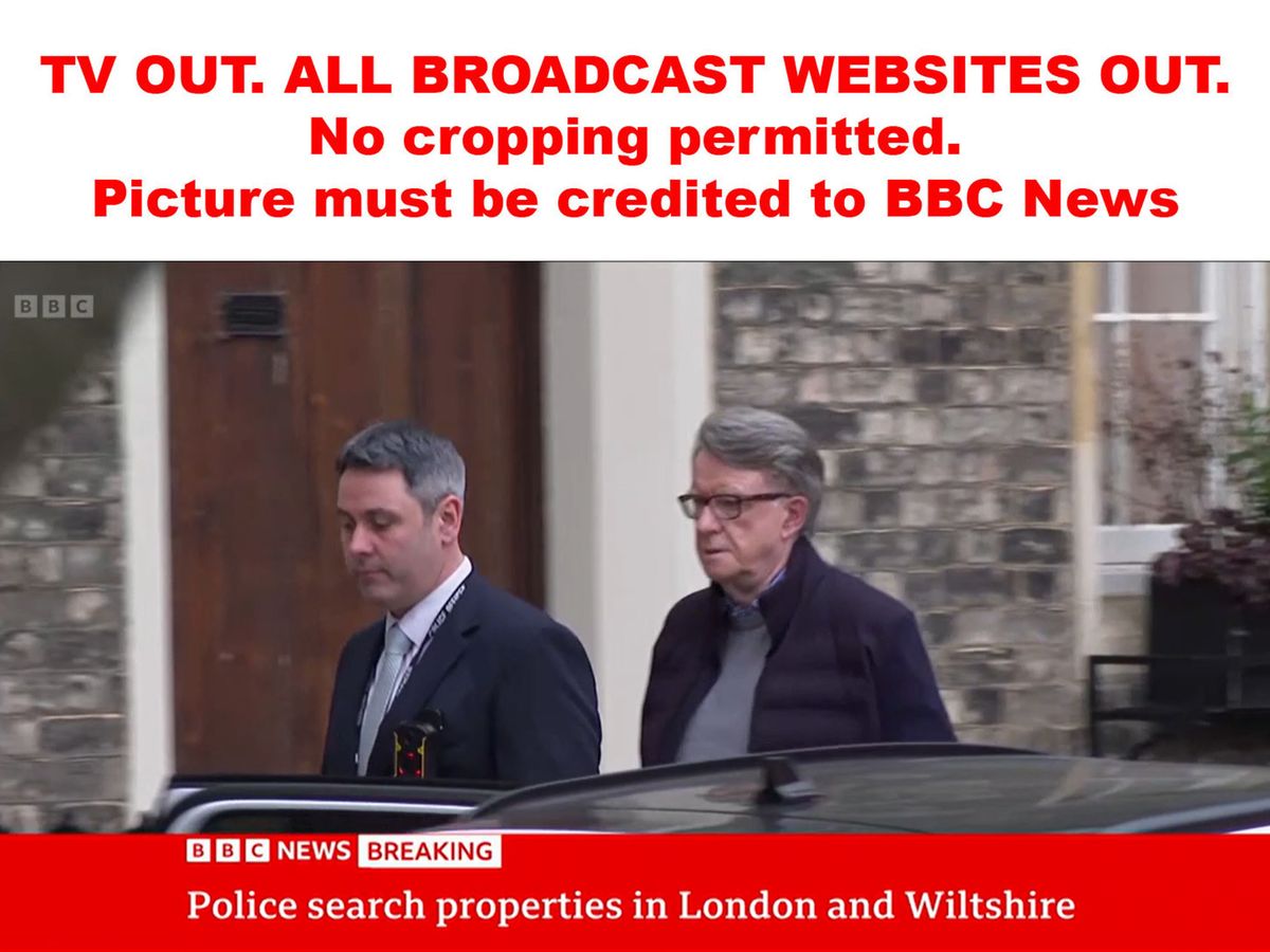 Mandelson questioned by police after arrest on suspicion of misconduct in office Mandelson questioned by police after arrest on suspicion of misconduct in office