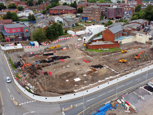 Supporting image for story: Work progressing swimmingly on new Dudley Leisure Centre