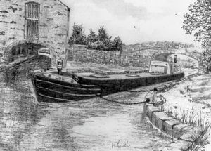 The Usk in happier days at Whappenshall Junction