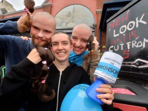 Supporting image for story: Trio brave head shave to raise money and awareness for Parkinson's