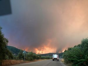 Supporting image for story: West Midlands firefighters flying in to help tackle Greece wildfires