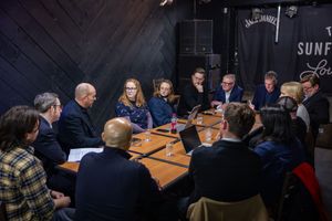 Business secretary Peter Kyle and West Midlands Mayor Richard Parker meet with the Night Time Economy Commission. PIC: West Midlands Combined Authority.