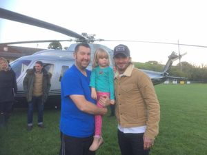 Steve Williams with David David Beckham