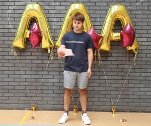 Cameron Fowler - 3 A's in Physics, Maths, Chemistry