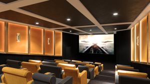 An image of how the inside of the new cinema will look like.