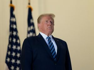 Supporting image for story: Donald Trump compares Covid-19 to seasonal flu after return from hospital