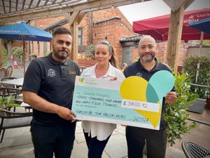 Supporting image for story: Restaurant raises more than £3,000 for charity during double celebration