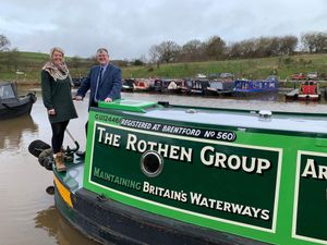 Charlotte Rothen of The Rothen Group with Nick Watts from Blythe Liggins Solicitors, who worked together on the acquisition of Fazeley Marina