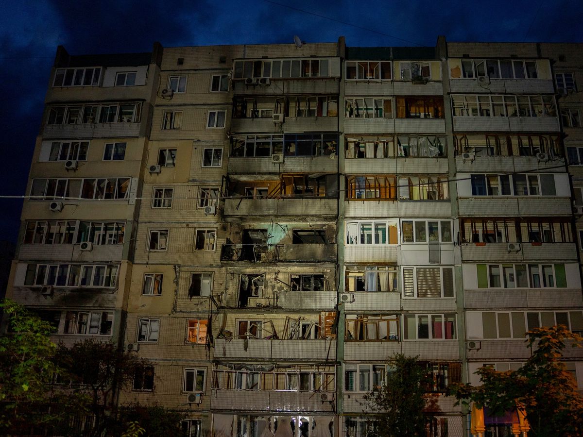 Kyiv hit by large-scale Russian drone and missile attack
