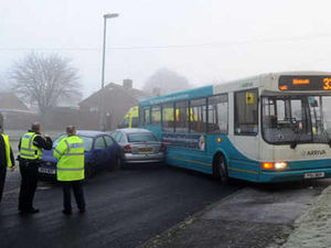 Supporting image for story: Buses crash minutes apart in Cannock
