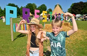 Beatrix and George at Prest Fest.