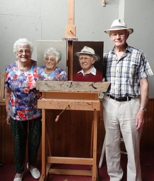 Supporting image for story: 'Unlikely sitters' portraits in Ludlow exhibition