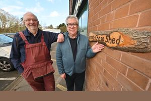   Colin Mann and Tony Craddock from Cannock Chase Shed