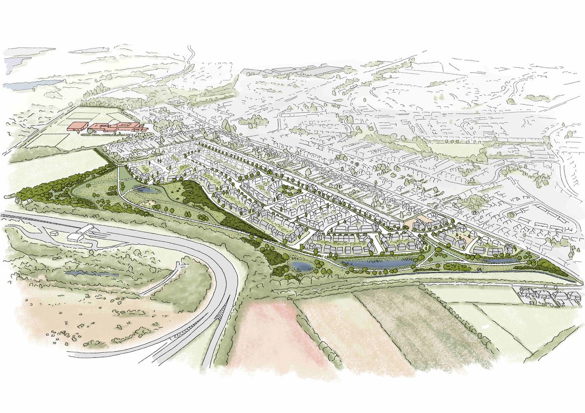 'This large site presents a compelling opportunity to deliver energy-efficient aspirational homes' - £150m plan for 430 new homes in Staffordshire