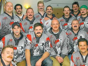 Supporting image for story: Newport Knights rising to 'Movember' charity challenge