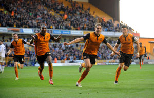 Edwards celebrates after his late winner in a 4-3 victory over Leeds (© AMA / Dave Bagnall)