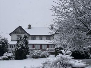Supporting image for story: It's 'snow-wonder' they are laughing at Wheatlands