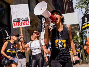 Supporting image for story: Writers union says studios’ counter-offer is ‘neither nothing nor nearly enough’