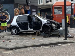 City centre crash